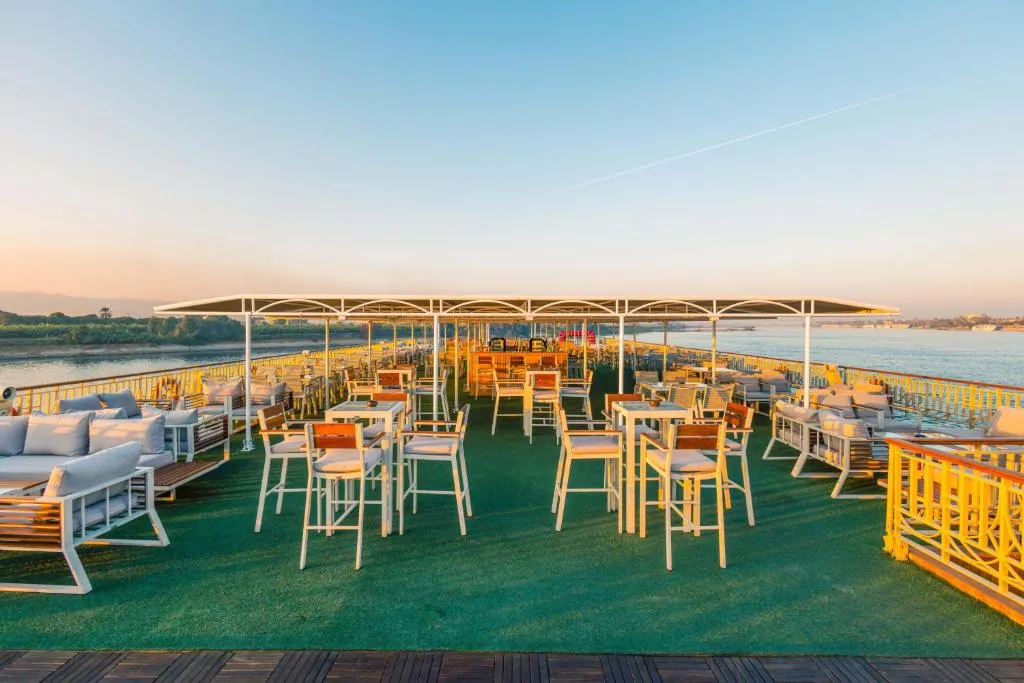 Sun deck of the Orient Tower Prestige Nile Cruise Nile cruise